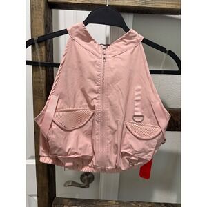 Roma Concept Mauve Pink Utility Halter Crop Top Zip Front Cargo Vest VSN 103 rnb